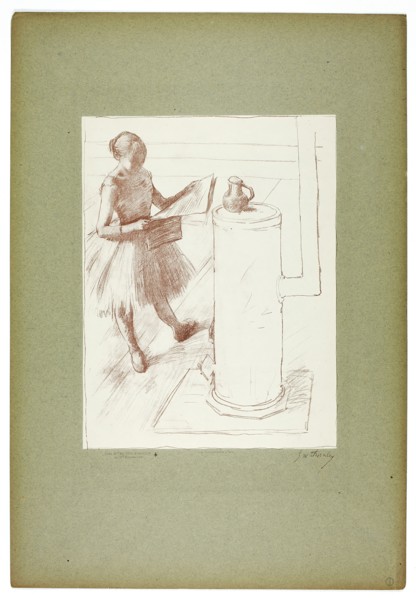 Dancer by the Stove, 1889–90. Creator: Georges William Thornley.
