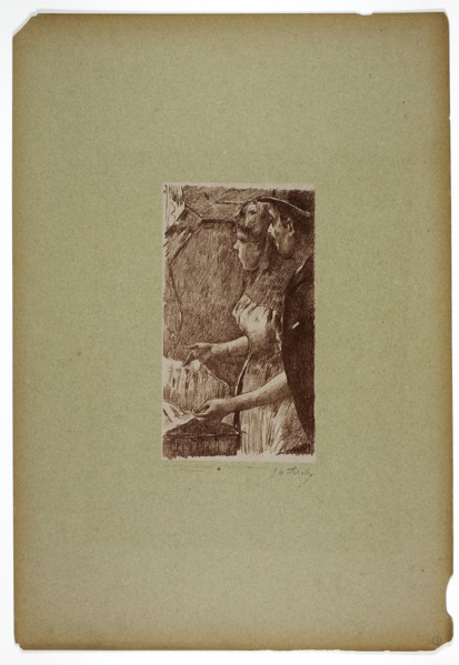 Singer Waiting, 1889–90. Creator: Georges William Thornley.