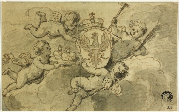 Putti and Coat of Arms, n.d. Creator: Gerard de Lairesse.