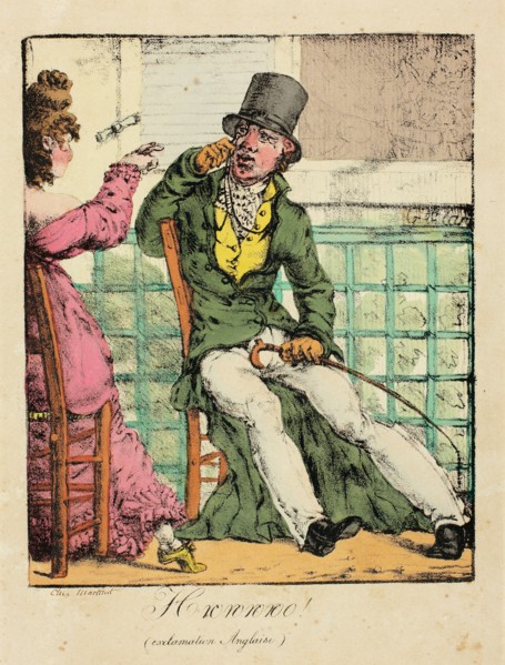 Hrorororoo! (English exclamation), 1817. Creator: Godissart de Cari.