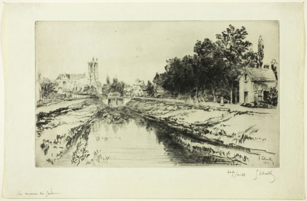 Guardhouse, 1901. Creator: Gustave Leheutre.