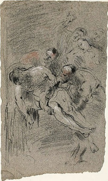 Deposition, 1863. Creator: Jean-Baptiste Carpeaux.