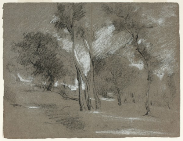 Landscape with Trees, n.d. Creator: Jean-Baptiste Carpeaux.