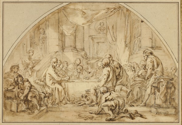 Study for The Last Supper, c. 1792. Creator: Jean Baptiste Marie Huet.