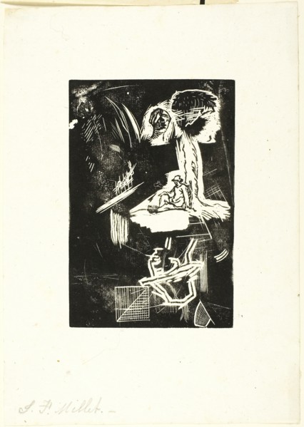 Sketches, after 1863. Creator: Jean Francois Millet.