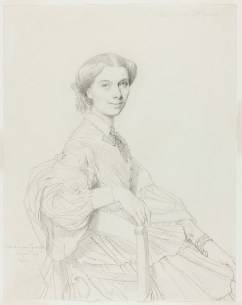 Madame Charles Gounod, 1859. Creator: Jean-Auguste-Dominique Ingres.