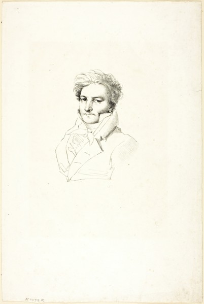 Portrait of a Man, c. 1820. Creator: Jean-Auguste-Dominique Ingres.