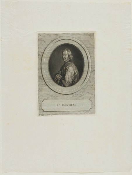 John Dryden, n.d. Creator: Jean-Baptiste de Grateloup.