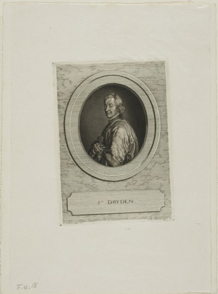 John Dryden, n.d. Creator: Jean-Baptiste de Grateloup.