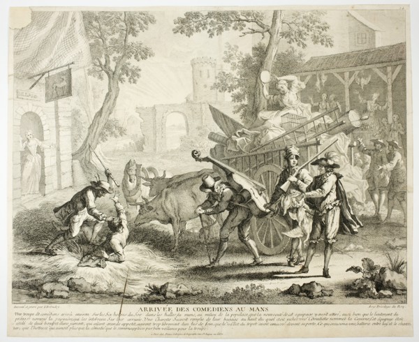 Arrival of the Comedians, n.d. Creator: Jean-Baptiste Oudry.