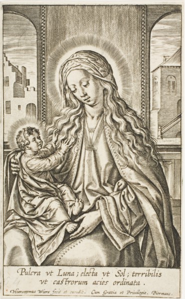 The Virgin and Child, n.d. Creator: Jan Wierix.
