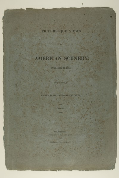 Portfolio Cover for Picturesque Views of American Scenery, No. II, 1819/21. Creator: John Hill.