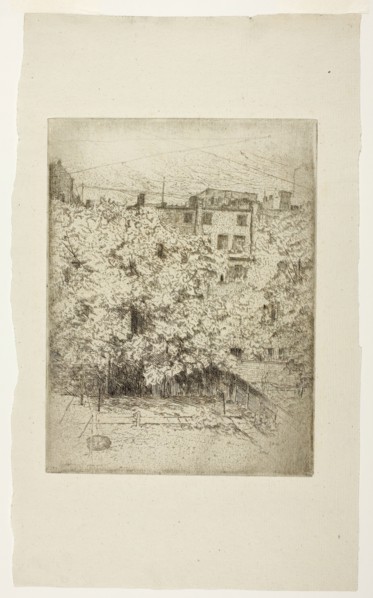 My Back Yard, 1890. Creator: Julian Alden Weir.