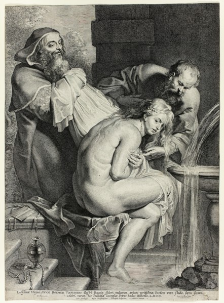 Susanna and the Elders, 1620. Creator: Lucas Vorsterman.
