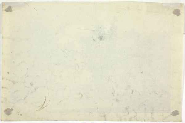Sketch of Garden with a Ladder, n.d. Creator: Pierre Antoine Mongin.