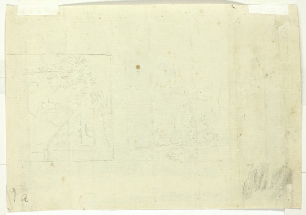 Two Sketches of a Park, n.d. Creator: Pierre Antoine Mongin.