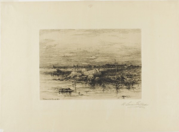 The Mouth of the Apponagansett, 1883. Creator: Robert Swain Gifford.