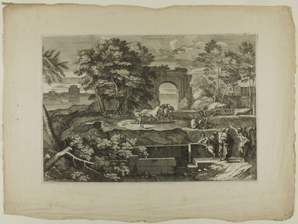 Christ and His Disciples with a Triumphal Arch in the Distance, 1668–71. Creator: Sébastien Bourdon.