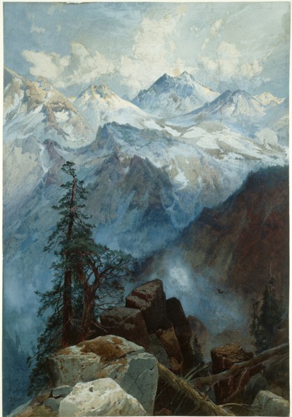 Summit of the Sierras, 1872/75. Creator: Thomas Moran.