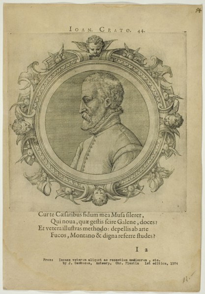Portrait of Joan Crato, published 1574. Creators: Unknown, Johannes Sambucus.