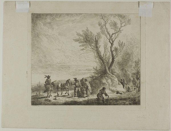 Wayfarer's Camp, 1730. Creator: Christian Wilhelm Ernst Dietrich.
