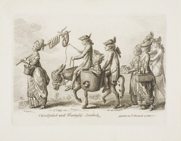 Pilgrimage to the Französisch Bucholz Spa near Berlin, 1779. Creator: Daniel Nikolaus Chodowiecki.