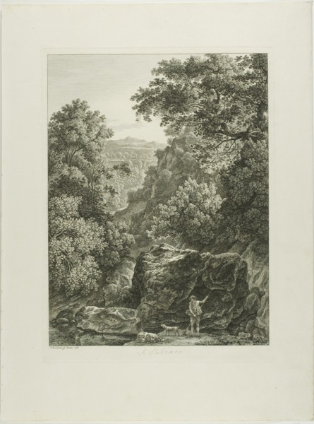 A Subiaco, from Malerisch Radierte Prospekte aus Italien, 1792. Creator: Johann Christian Reinhart.