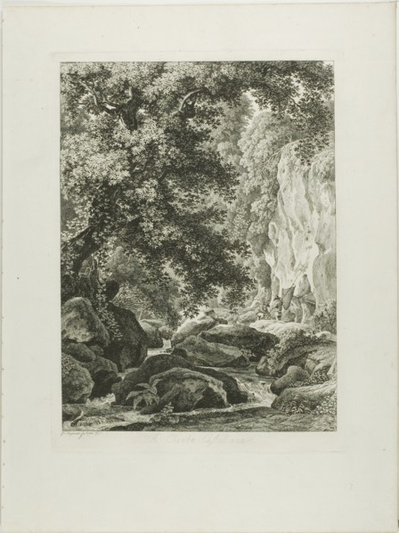 A Civita Castellana, from Malerisch Radierte Prospekte aus Italien, 1793. Creator: Johann Christian Reinhart.