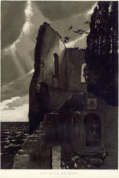 The Castle by the Sea, 1887. Creator: Max Klinger.