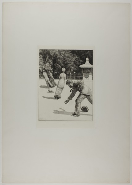 A Glove: Action, 1881. Creator: Max Klinger.