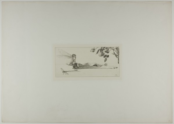 Cupid, plate ten from A Glove, 1881. Creator: Max Klinger.