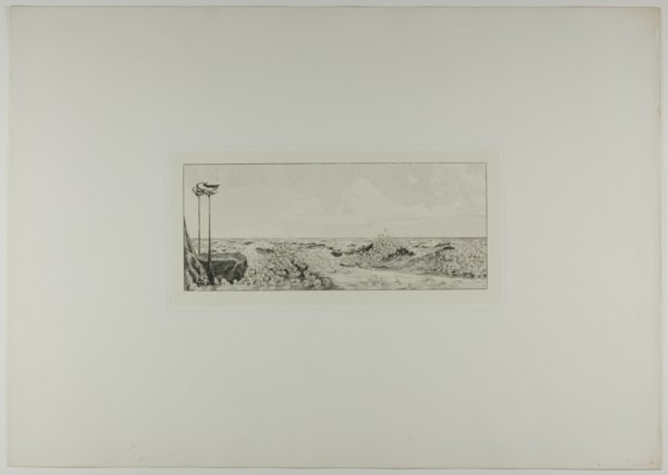 Homage, plate six from A Glove, 1881. Creator: Max Klinger.