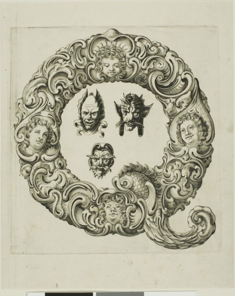 Letter Q, 1630. Creator: Pierre Aubry.