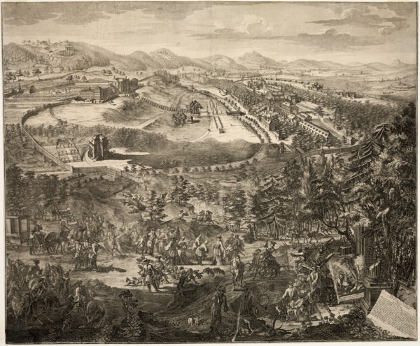 Kuks Baden, Bohemia, c. 1725. Creators: Unknown, Johann Christian Müller.