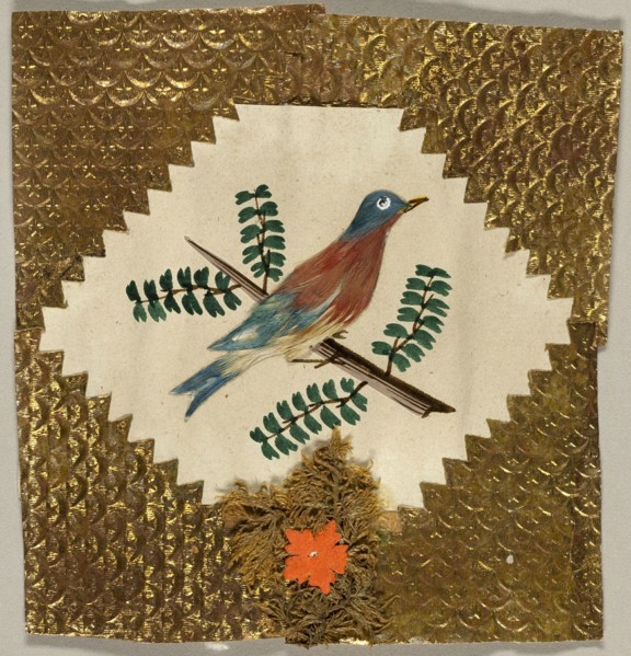 Untitled Valentine (Robin on a Branch), n.d. Creator: Unknown.
