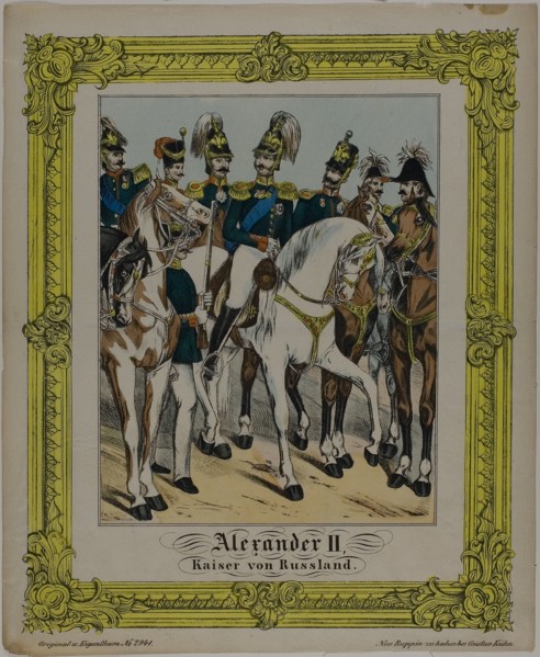 Alexander II, Emperor of Russia, n.d. Creators: Unknown, Gustav Kuhn.