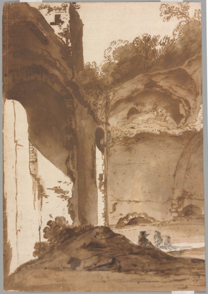 Villa of Maecenas at Tivoli, c. 1627. Creator: Bartholomeus Breenbergh.