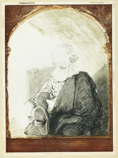 Portrait of a Man in an Arm Chair..., published 1821. Creator: Christian Josi.