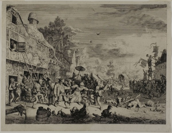 The Village Festival, 1685. Creator: Cornelis Dusart.