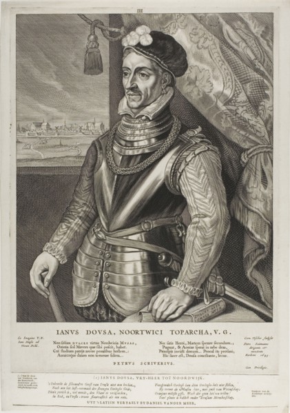 Jan van der Does, Baron of Nortwijk, plate three from Quatuor Personae, 1649. Creator: Cornelis de Visscher.
