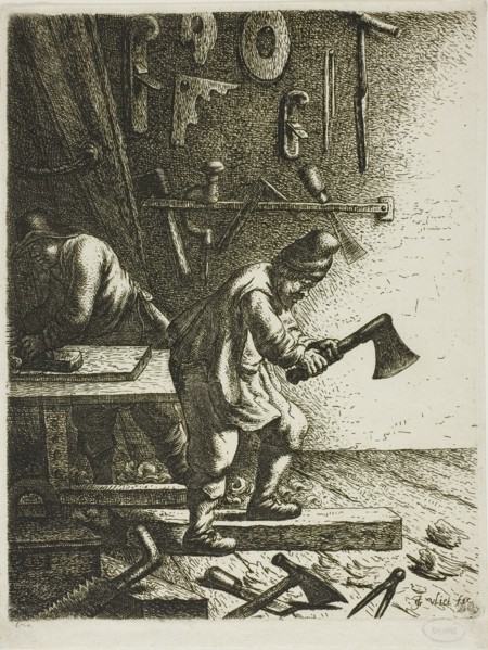 The Carpenter, c. 1635. Creator: Jan Georg van Vliet.