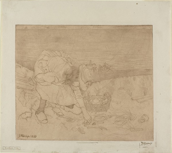 Sprokelend Kind, 1899. Creator: Jan Toorop.