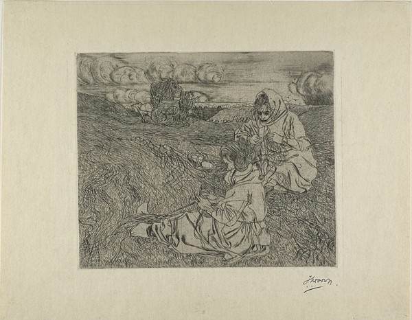 The Net Menders, 1899. Creator: Jan Toorop.