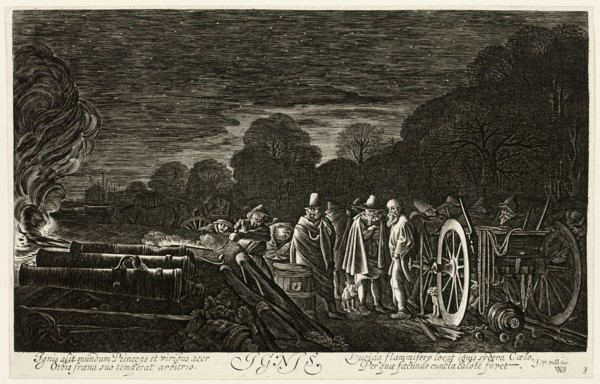 Fire, plate four from The Four Elements, 1622. Creator: Jan van de Velde II.