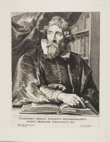 Erycius Puteanus, 17th century. Creator: Pieter de Jode II.