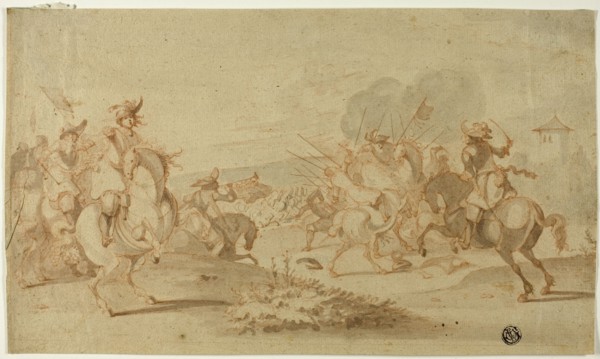 Cavalry in Battle, n.d. Creator: Philip Wouverman.