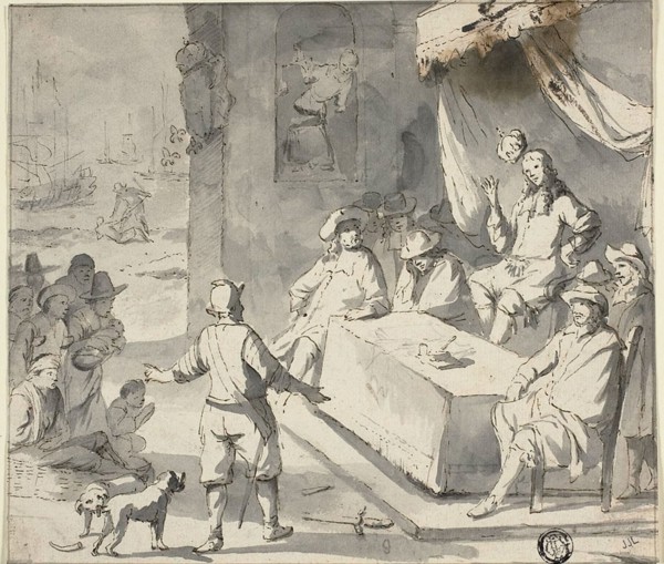 Scene from Dutch History: Supplicants before Ruler, n.d. Creator: Romeyn de Hooghe.