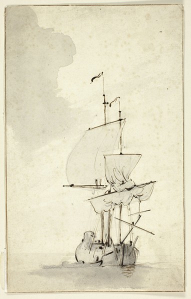 A Brig, n.d. Creator: Willem van de Velde the Younger.