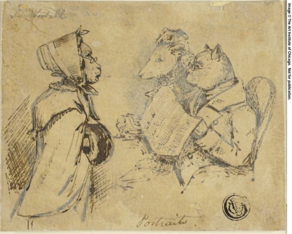Portraits, n.d. Creator: Daniel Maclise.