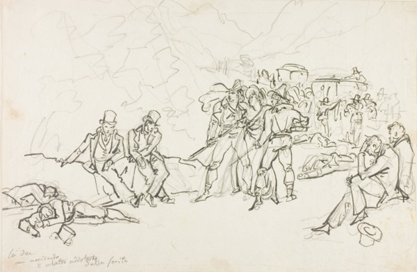 The Stagecoach Holdup, n.d. Creator: Bartolomeo Pinelli.